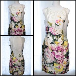 Ann Taylor Sheath Dress Womens Size 6 Sleeveless